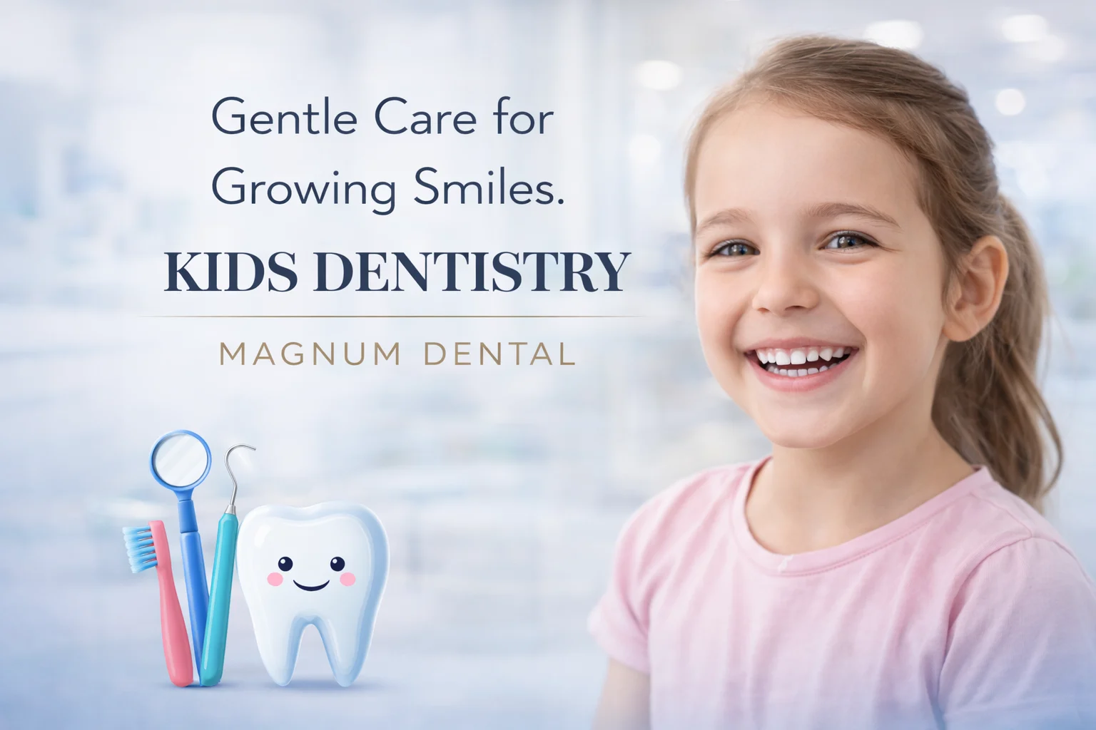 Gentle and friendly kids dentistry care
