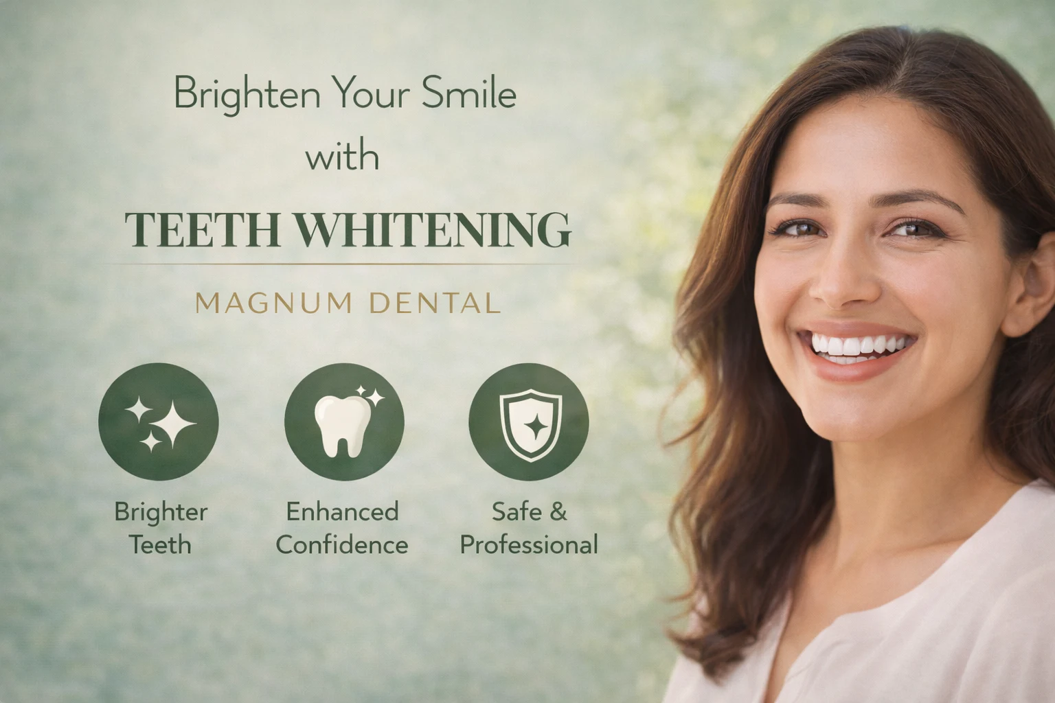 Professional teeth whitening for a brighter smile